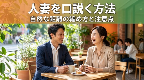 人妻を口説く方法|自然な距離の縮め方と注意点